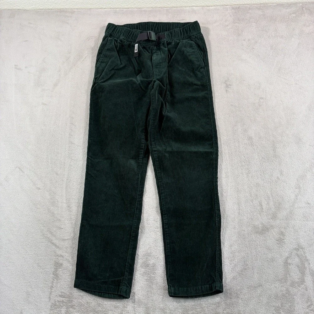 The North Face Berk Corduroy Belted‎ Pants Men Small Outdoor Hiking Camping NWOT